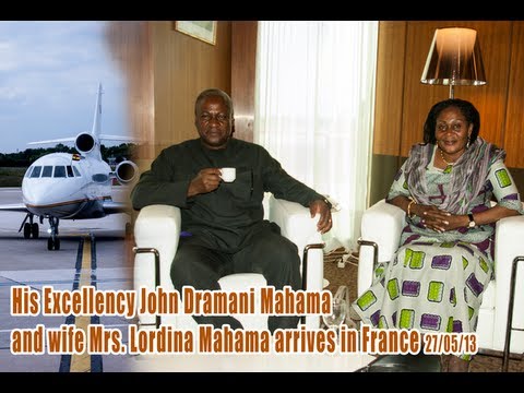 His Excellency John Dramani Mahama Arrives In France