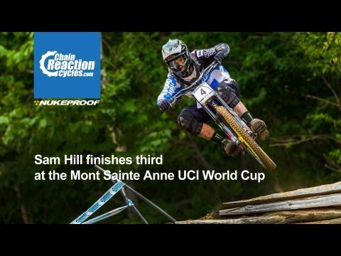 Sam Hill finishes third at the Mont Sainte Anne UCI World Cup 2013