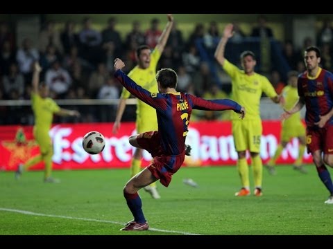 FC Barcelona's last 10 goals scored away to Villarreal