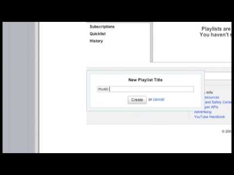 YouTube User Guide : How to Create a Playlist on YouTube