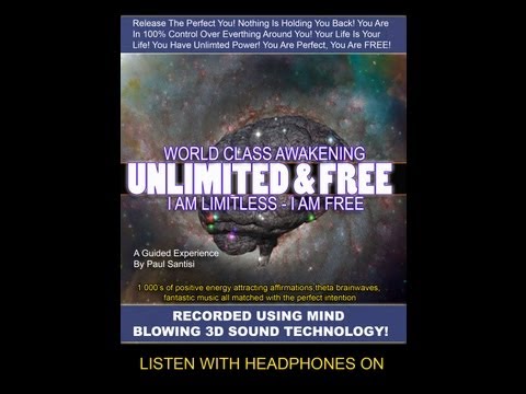 3D SOUND 1000's Of Positive Affirmations Meditation Awaken Energy Vibration Luck Health Paul Santisi