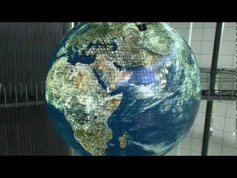 Giant Globe OLED Display Geo-Cosmos