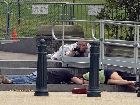 RAW Footage Shooting in US Capitol White House Washington DC