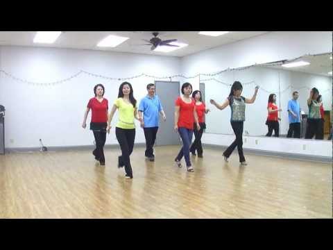 Wagon Wheel Rock - Line Dance (Dance & Teach in English & 中文)