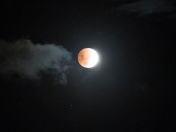 The moon turned blood red for the first lunar eclipse in two-and-a-half years on April 15, 2014. Here are some of the photos shared with us by our readers.