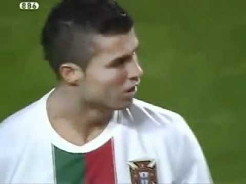 Nani Cancel Cristiano Ronaldo Amazing Goal ( Spain - Portugal )