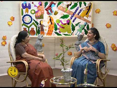 Alli Darbar with Actor Meenakshi Sheshadri  - Tamil TV Talk Show