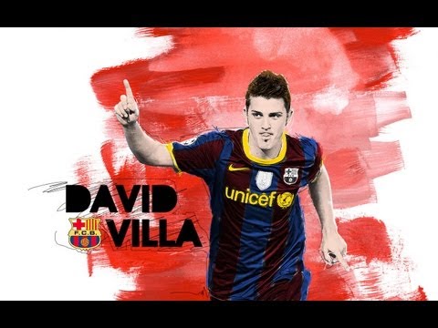 David Villa ● All 48 Goals in FC Barcelona