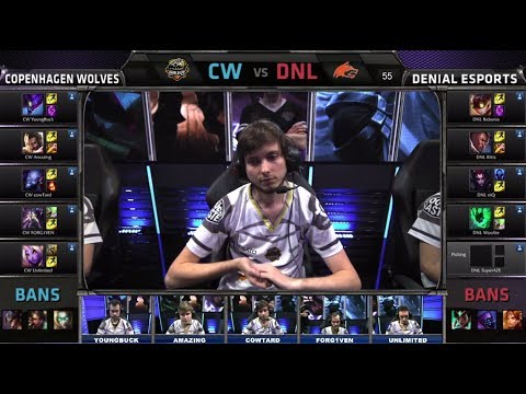 Copenhagen Wolves vs Denial.EU Game 1 | S4 EU LCS Summer Promotion Tournament Day 2 | CW vs DNL