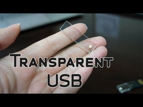 Transparent USB Memory Drive by Polytron Hands On & Demo