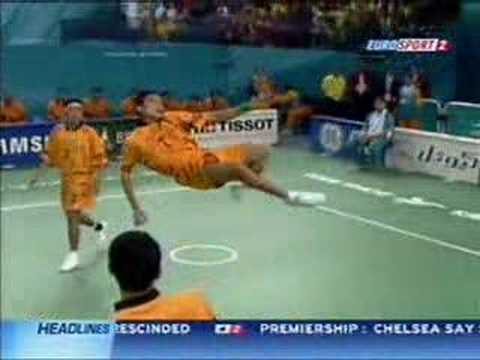 Sepaktakraw Doha Final match Thailand - Malaysia Takraw