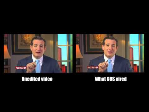 Face The Nation edits interview with Ted Cruz