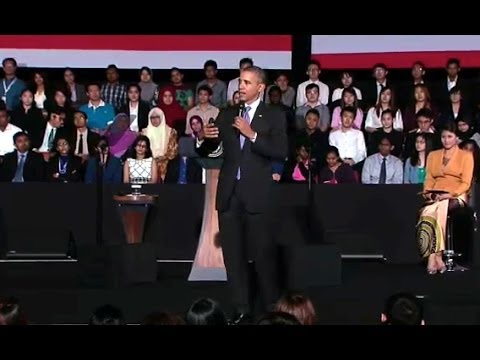 President Obama Speaks at the Young Southeast Asian Leaders Initiative Town Hall