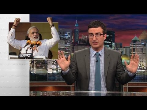 John Oliver On Indian Elections 2014 - Narendra Modi Vs. Rahul Gandhi - BJP Vs. Congress
Americans React to India elections 2014. John Oliver also discusses crazy Indian Media Debates with American debates comparing Times Now Arnab Goswami to FOX News Bill O\'Reilly. Oliver Bashes Indian CNN News Channel. While American Media is snubbing Indian Elections, Oliver covers up the election in brief. Must Watch..!