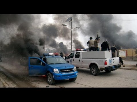 Battlefield Iraq: Heavy Intense Firefight Between Kurdish&Iraqi Security Forces And Al-Qaeda Affiliates In Kirkuk Iraq. Heavy Fighting And Firefight In Kirkuk Iraq as several Gunmen related to Al-Qaida raided a mall located in Kirkuk province in Iraq. Civilian hostages were also taken. 

As the clashes continued, gunmen, some of them wearing suicide vests, stormed the adjacent mall, took shoppers hostage and moved up the five-storey complex to the roof, from where they opened fire on security personnel who attempted to enter.

The gunfight lasted several hours and one armed militant was captured alive during the operation.

Kirkuk has a mixed population of Arabs, Kurds and Turkmen. Thats why the local Iraqi Security Forces had help from a Kurdish Anti Terror Unit.

Kirkuk lies at the centre of a swathe of territory stretching from Iraq\'s eastern border with Iran to its western frontier with Syria that Kurdish leaders want to incorporate into their autonomous region in the north over strenuous objections from the central government in Baghdad.

Militants often exploit poor communication between the Iraqi army and Kurdish security forces to carry out attacks in the city.

At least 19 people have been killed and 70 wounded after the siege on the Iraqi mall in the northern city of Kirkuk, as well as an attack on an intelligence HQ. Security forces have rescued 11 hostages, ending the mall siege.

Officials have blamed the upsurge in violence to a resurgent Al-Qaeda emboldened by the civil war in neighbouring Syria, but the government has itself faced criticism for not doing enough to address the concerns of Iraq\'s disaffected Sunni Arab minority ahead of April elections.

Despite a near-ubiquitous security force presence in major cities nationwide, attacks have hit targets ranging from cafes and football grounds to military checkpoints and government vehicles, with more than 6,200 people killed so far.

The violence has forced the authorities to appeal for international help in combatting militancy.

Map of Location: http://bit.ly/1m9xtAg

Want to see more HD combat videos? Well, make sure to leave a rate, comment/s, and subscribe for more! 

Subscribe for more: http://bit.ly/1aY2nXE 
aDRI12345 On Facebook:https://www.FB.com/RawCombatFootage

*DISCLAIMER*
This footage is part of an war archvie of the conflict in Iraq and should be viewed as educational. This footage is also to be taken as a raw documentary on the events of the conflict in Iraq. This footage is not meant to glorify war or violence. 

This footage is NOT meant to be violent in any way. I am ONLY sharing this footage for the purposes of news reporting and educating. I also want to share this footage for: news reporting, sharing important information with the public, and the transformative nature of the footage.