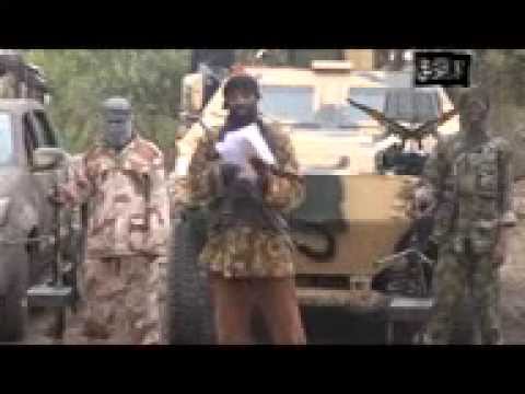 The leader of Boko Haram sect, Imam Abubakar Shekau, released a video today in which he claimed responsibility for abducting the Nigerian school girls, and said he will soak all Nigerian soil with Christian blood, and Muslims opposing them, whom he described as infidels.

The video lasts 56 minutes and 58 seconds, and shows Iman Shekau speaking from a script, surrounded by heavily armed fighters, backed by an armored personnel carrier, and two other armed vehicles. 

Iman Shekau said, \