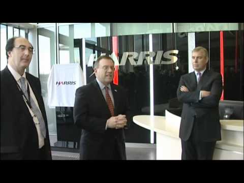 H.R.H The Duke of York KG  Officially Opening Harris Corp. European HQ