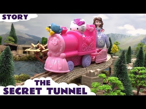 Disney Princess Sofia & Amber Play Doh Story Thomas The Tank Hello Kitty Train Playdough Queen