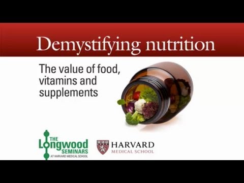 Demystifying Nutrition — Longwood Seminar