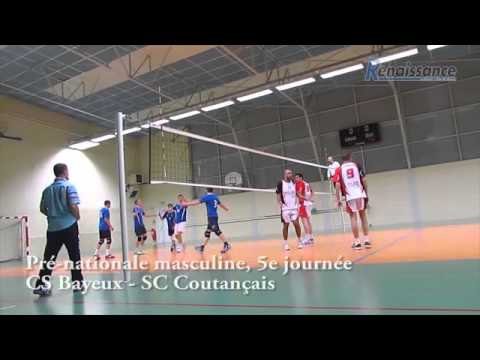 CS Bayeux volley - Coutances (pré-nationale, 5e journée).