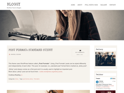 Bloggy WordPress Theme