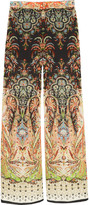 NET-A-PORTER | Etro Printed silk-georgette wide-leg pants