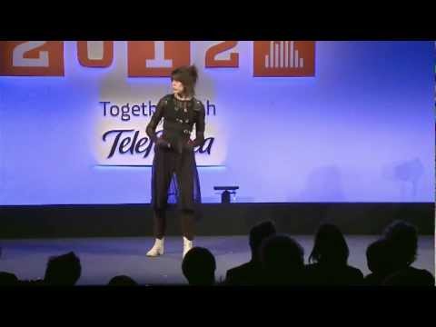 Imogen Heap Performance with Musical Gloves Demo: Full Wired Talk 2012