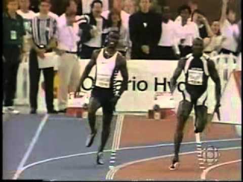 1997 - Donovan Bailey vs Michael Johnson 150m