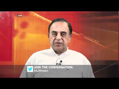 Internet HINDUS: Subramanian Swamy on Al Jazeera with Sagarika Ghost