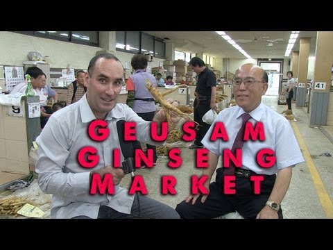 Health Benefits of Korean Ginseng, Interview with Dr Choi at the Geumsam Ginseng Market