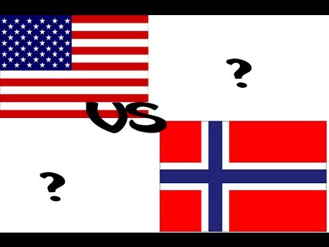 The difference between Americans and Norwegians!