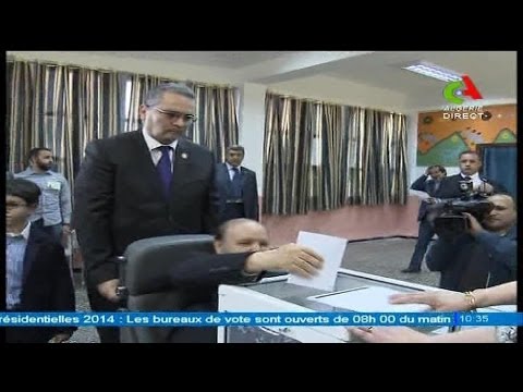 Algérie:Abdelaziz Bouteflika vote en fauteuil - 17/04