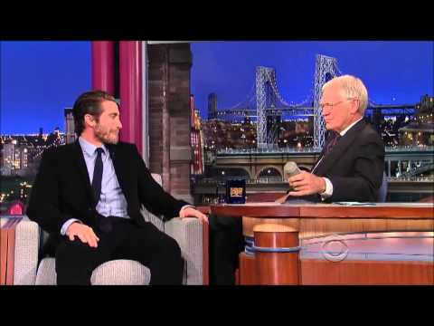 Jake Gyllenhaal on David Letterman 3 September 2013