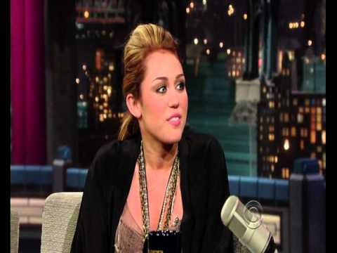 Miley Cyrus - Interview - David Letterman (June 17th, 2010)