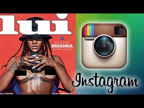 Rihanna Nude Photos -- Instagram Warns: Stop Showing Your Nips!