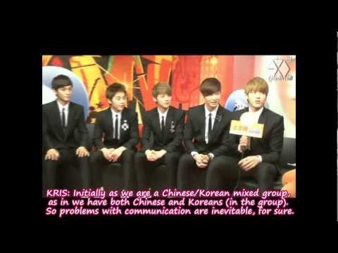 [UNCUT/ENG/HD] 120417 EXO-M Tudou Interview 土豆访谈