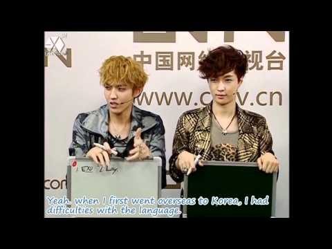 [ENG/HD] 120607 EXO-M CNTV Star Arrives Interview 明星来了专访