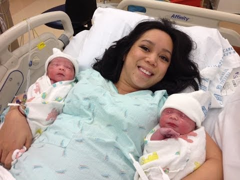 Delivering Identical Twins- February 07, 2014 ItsJudysLife Daily Vlogs