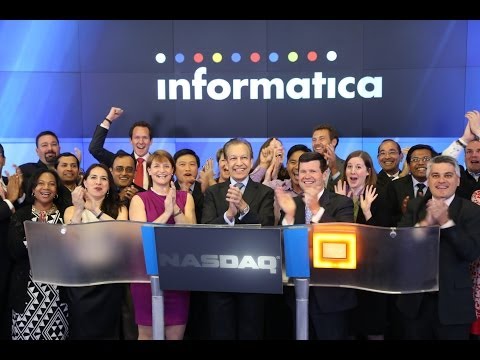 Informatica Rings the NASDAQ Opening Bell - Courtesy of NASDAQ OMX