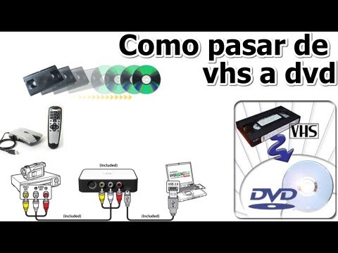 Como convertir un VHS a DVD con capturadora PCI o externa usb