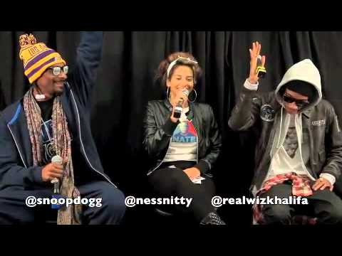 Nessa Interviews Snoop Dogg and Wiz Khalifa December 12, 2011