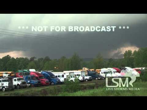 4-27-14 Mayflower, AR Wedge Tornado *John Sibley HD*