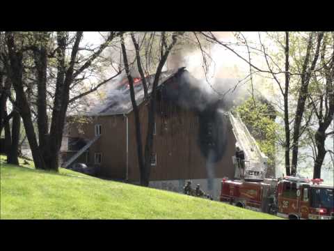 Avondale P.A. Chester County PA Dwelling Fire 25 April 2013