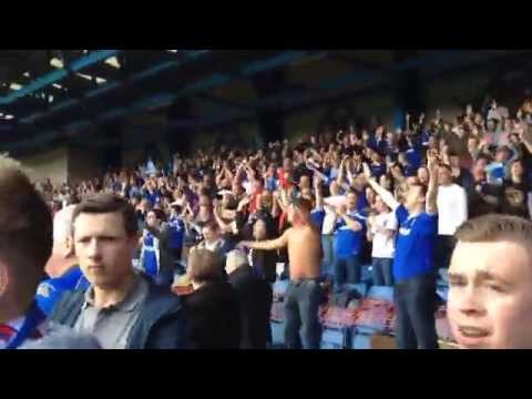 Pompey's last minute equaliser away at Bury... 26/4/14