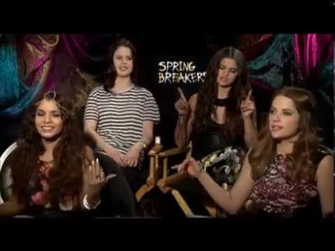 SPRING BREAKERS Interview with Selena Gomez, Vanessa Hudgens, Ashley Benson and Rachel Korine