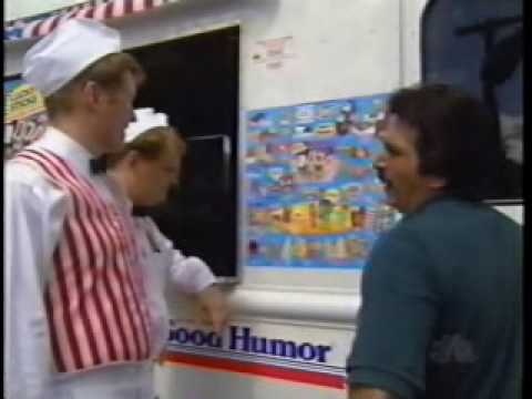 Conan and Andy Selling Ice Cream