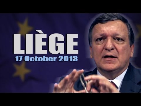 Citizens' Dialogue in Liege, Belgium - Jose Manuel Barroso- Debate on the Future of Europe