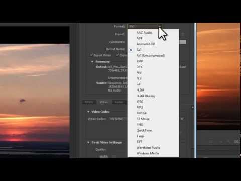 Adobe Premiere Pro CS6 - Save(Export) Video [Tutorial]