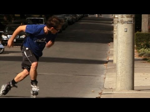 How To Rollerblade Backwards - Inline Skating Backward Tutorial