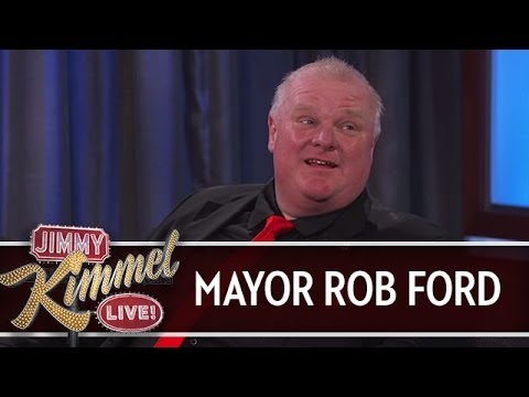 Toronto Mayor Rob Ford on Jimmy Kimmel Live PART 3